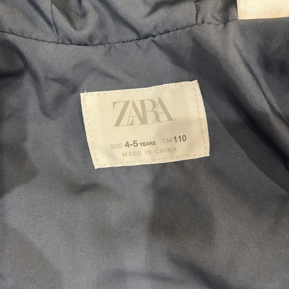 Zara Kids Navy Puffer Jacket - Picture 5 of 6